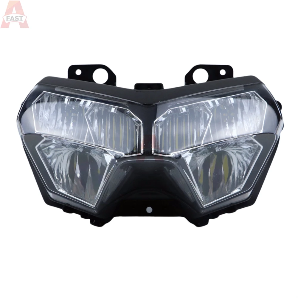 Z900 Z400 Motorcycle Headlight For KAWASAKI Z250 Z650 KLR650 ZR1000 H2 2019-2023 Front LED Headlight Assembly 2020 2021 2022