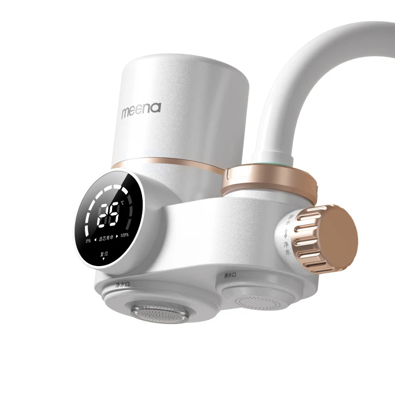 

Очиститель воды, 9-ступенчатая фильтрация с 4 аксессуарами для фильтров, кухонный кран, очиститель воды для домашнего использования в ванной комнате