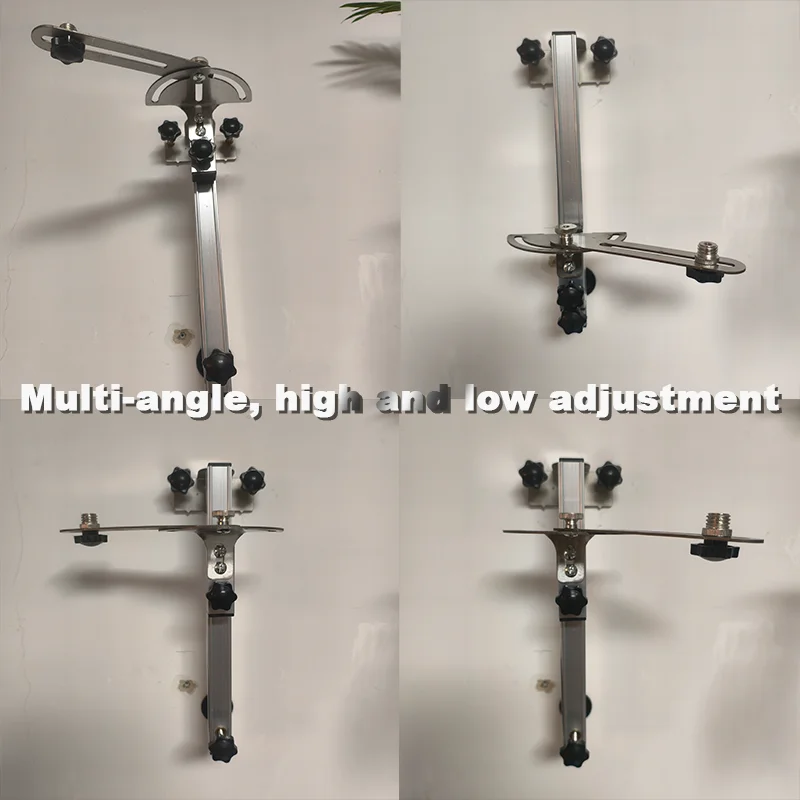 ユニバーサルレベル用の調整可能な壁掛けブラケットは、壁または天井に固定でき、垂直方向と水平方向に設置できます。