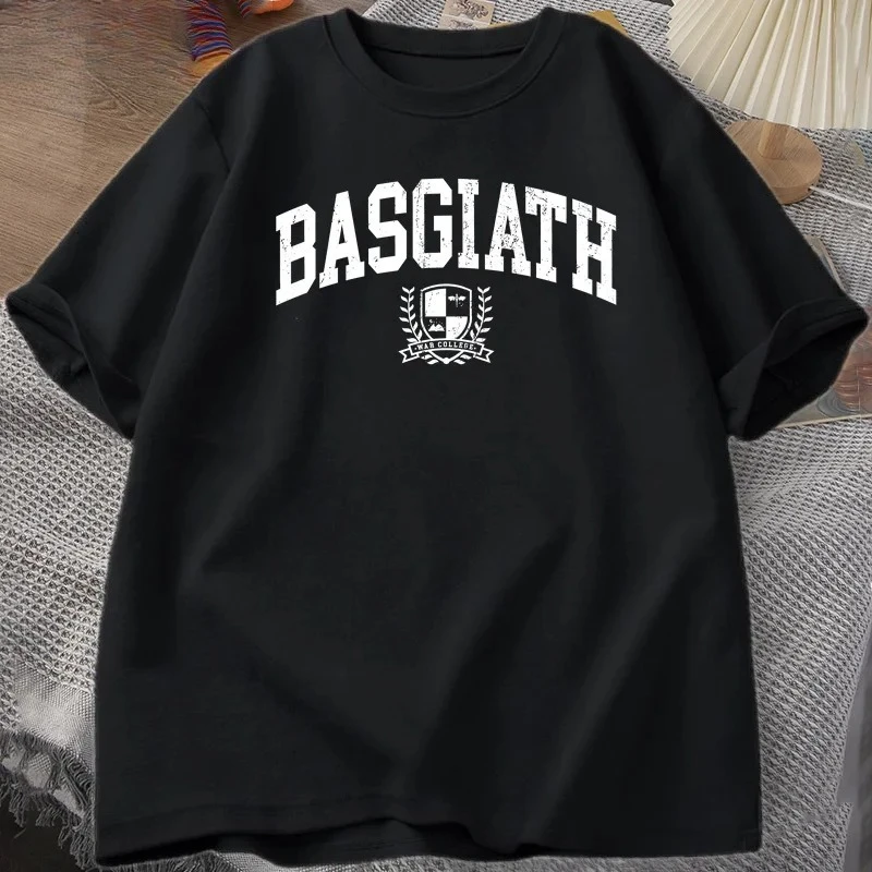 Basgiath War College Tshirts Fourth Wing T-shirt Violet Bookish Xaden Riorson T Shirt Fantasy Book Dragon Tees Asian Size S-5XL