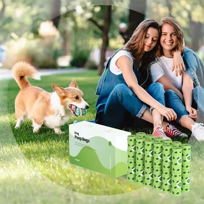 Dog Poop Bags Biodegradable Garbage Bags Outdoor Clean Box Waste Bags Pet Poop Bags Pick Up Tools Environmental Pet Supplies