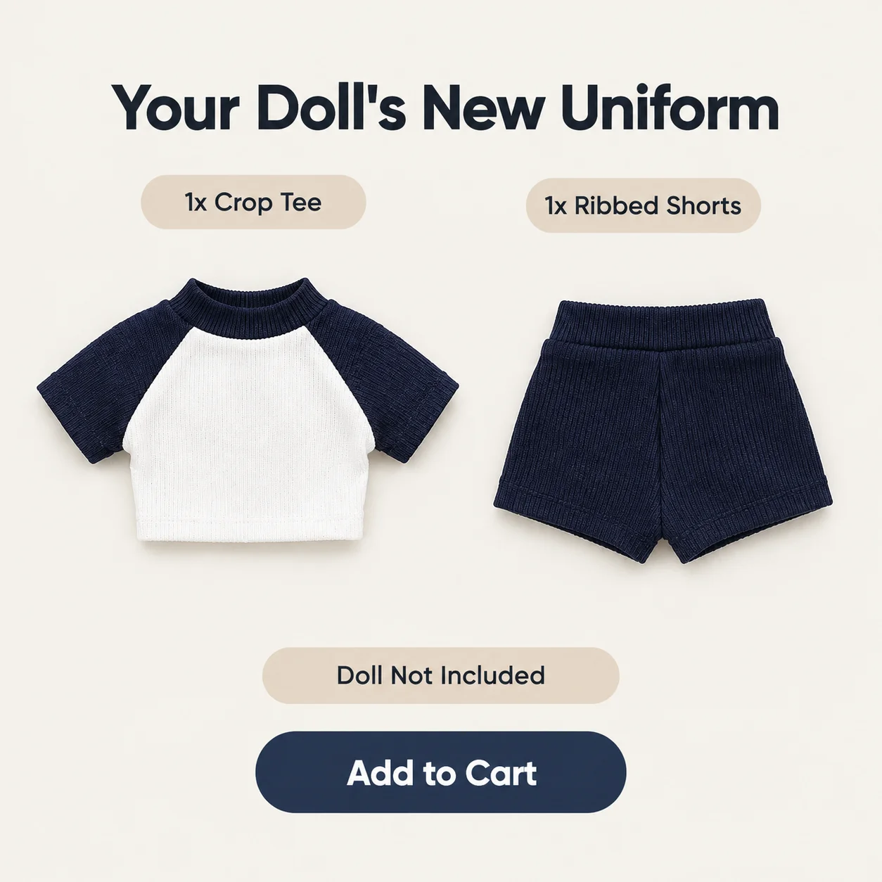 OB11 Movable Doll 12-Point Soldier Japanese Sportswear Short-Sleeved Top with Shorts for Sicily Escape Free Body Suit
