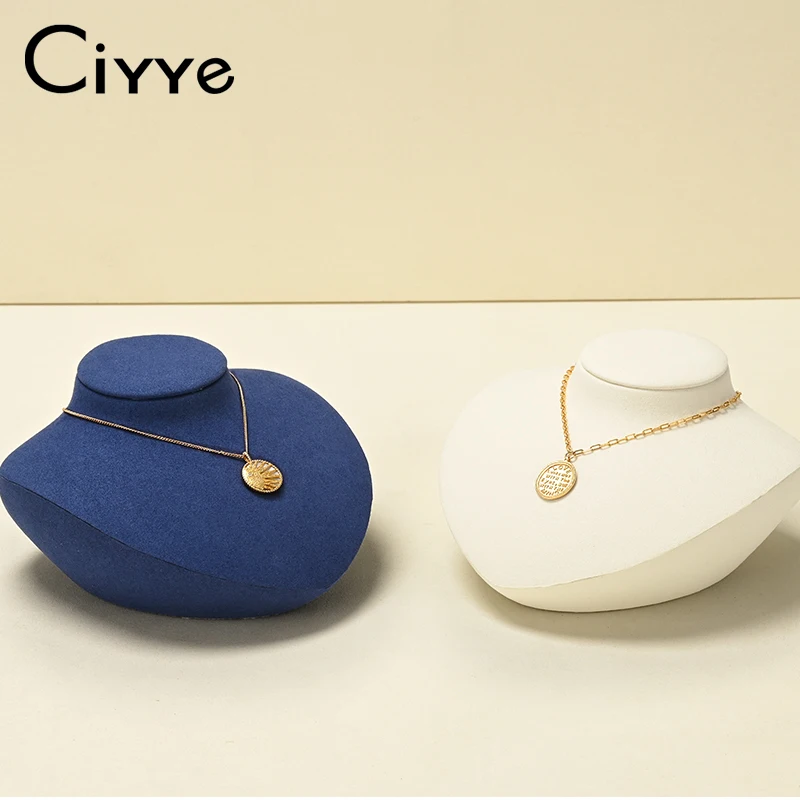

Ciyye High End Necklace Display Rack Jewelry Portrait Rack Neck Necklace Display Props Pendant Jewelry Window Display Necklace