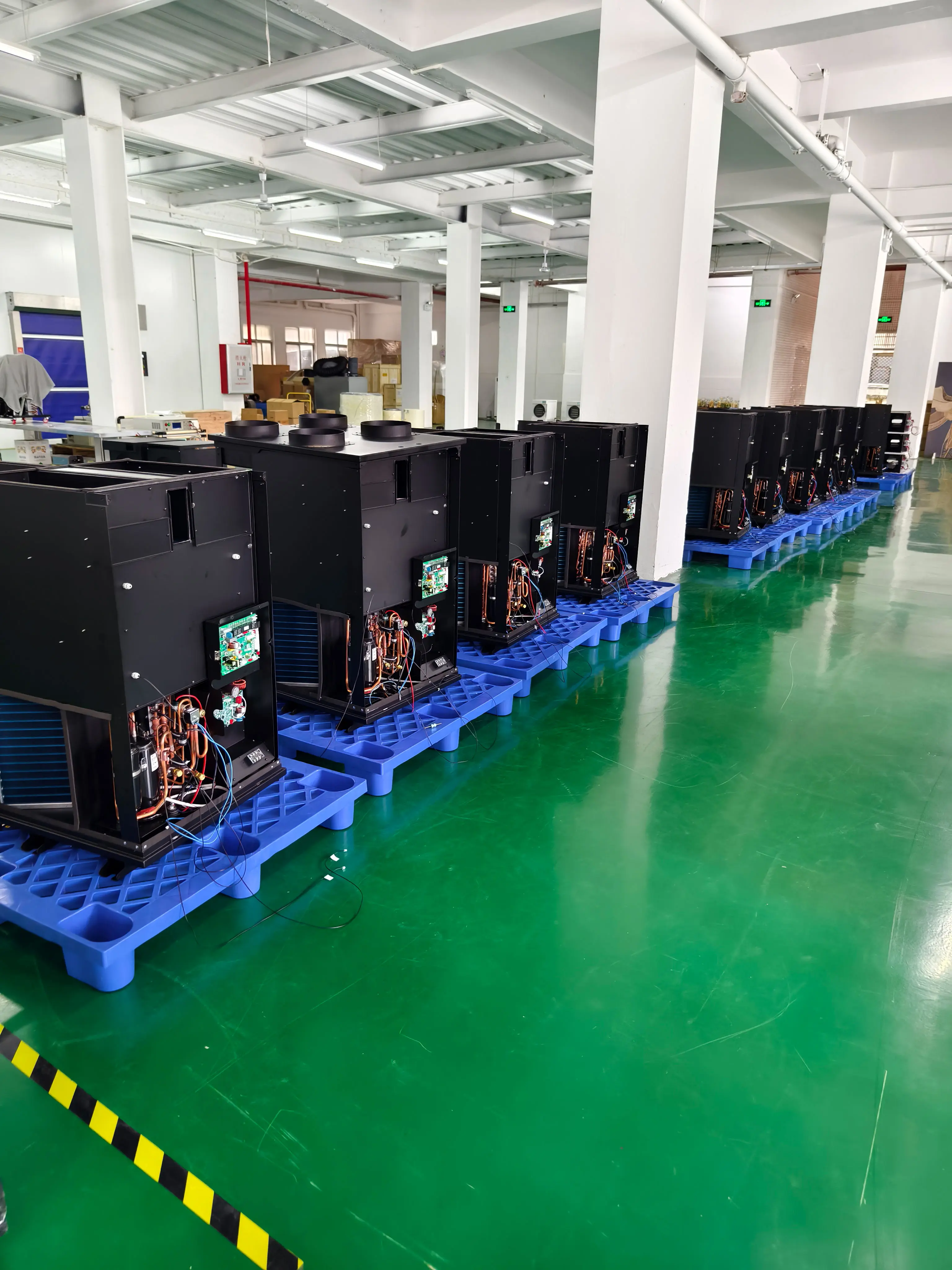 الكل في واحد مضخة الحرارة ERV التدفئة/التبريد/إزالة الترطيب واي فاي التحكم قابل للغسل سداسية الأساسية