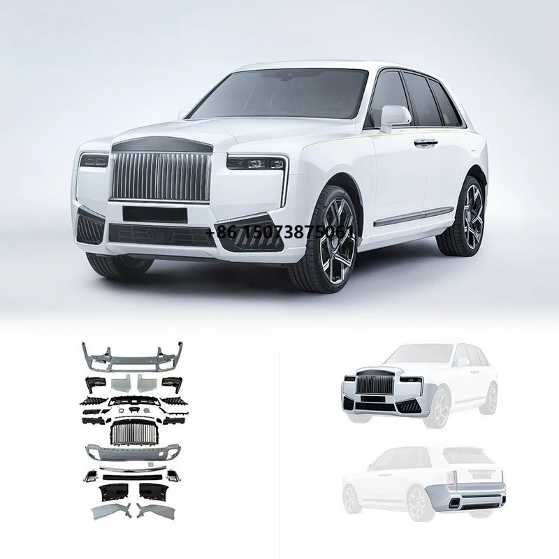 Suitable for Cullinan Body Kit 2019 Upgraded 2025 Style Car Bumpers LED Headlights Grille Modification Accessories