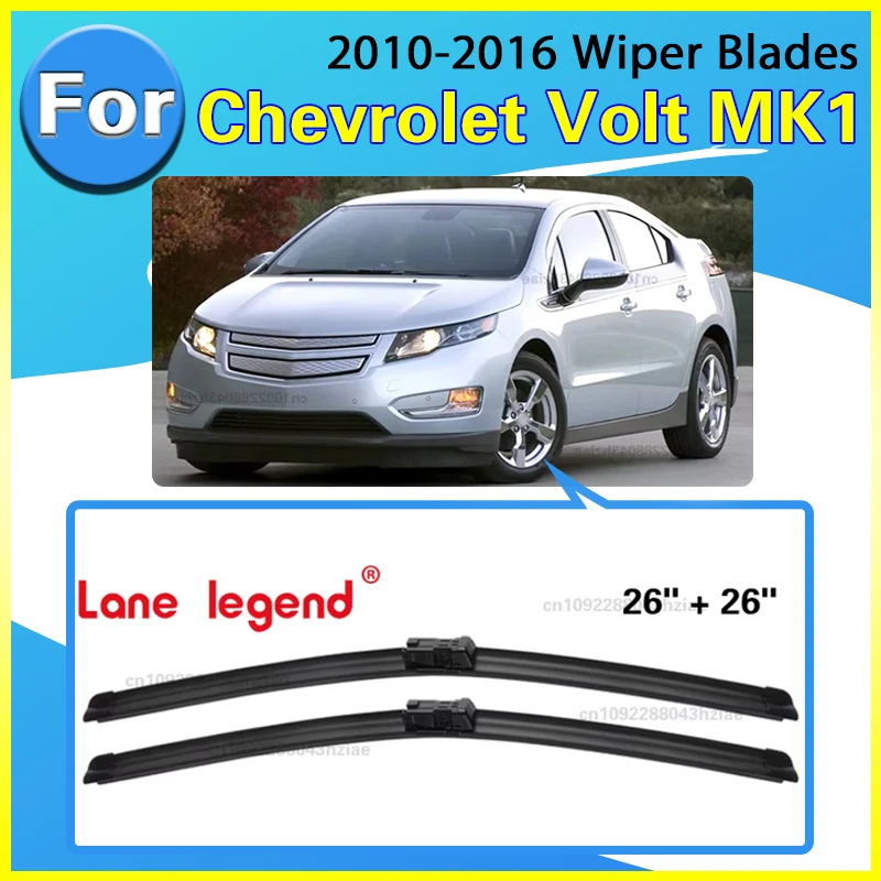 Limpiaparabrisas LHD limpiaparabrisas delantero para Chevrolet Volt MK1 2010 - 2016 parabrisas limpia ventana cepillos de lluvia 26 "+ 26"