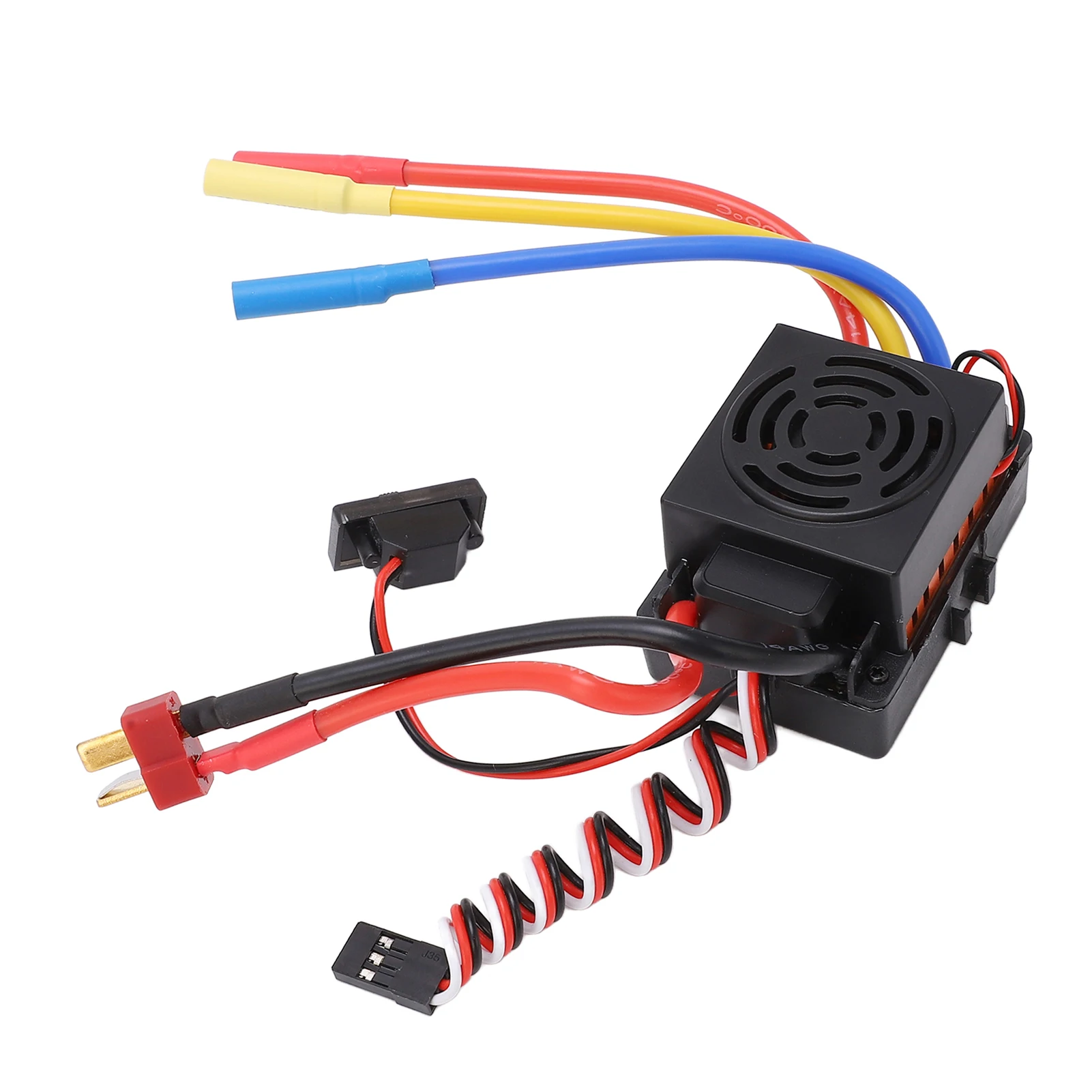 

RC Brushless ESC 60A Strong Current Resistance Waterproof Dustproof Brushless ESC for 1/10 1/12 1/16 RC Cars