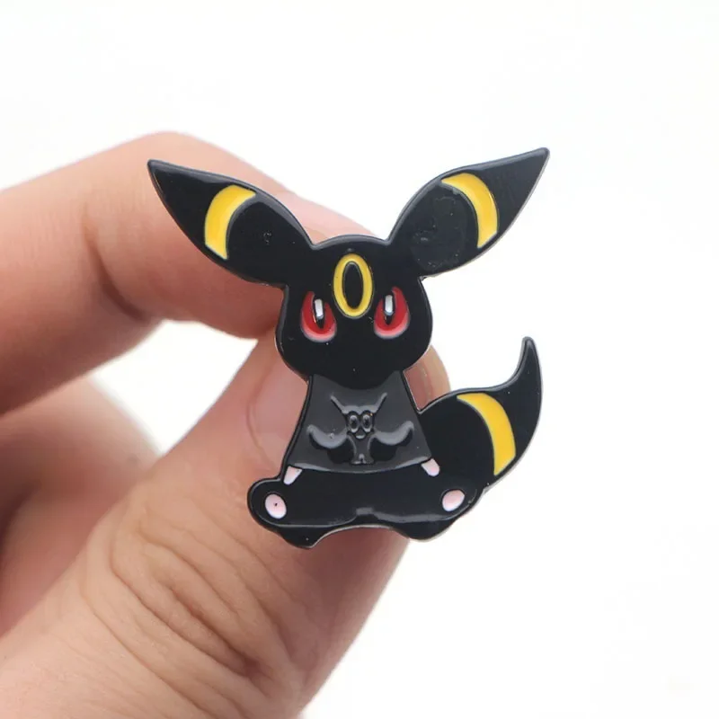 Pokémon Eeveelution Cute Enamel Pin Stitch Brooche Bag Lapel Pin Cartoon Badge Backpack Decoration Jewelry Kids Gift Accessories