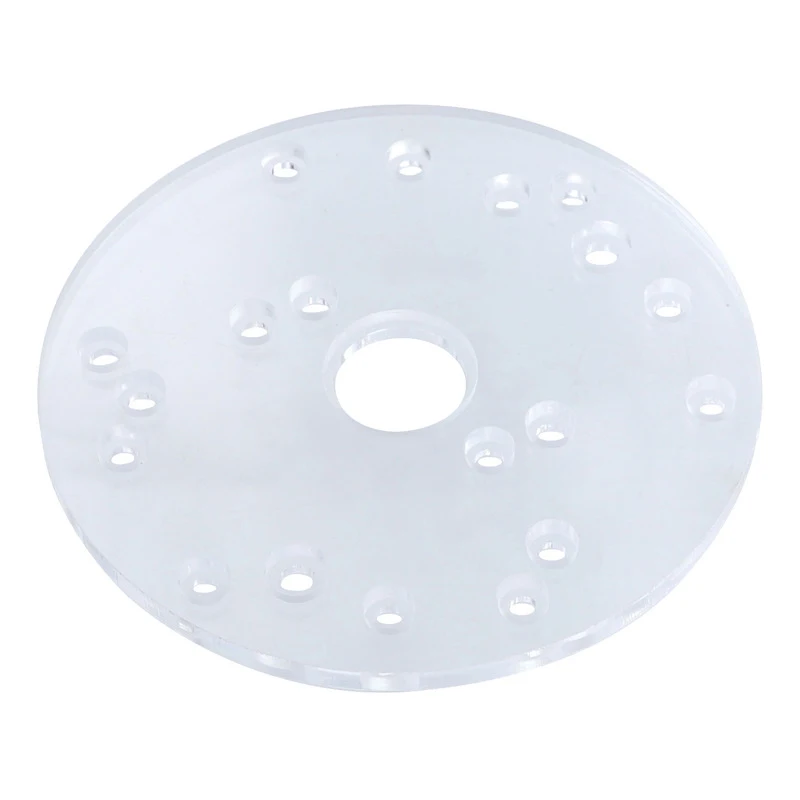 6-1/2 Inch Router Acrylic Universal Base Plate For Router Porter-Cable Ryobi Makita Hitachi Dewalt