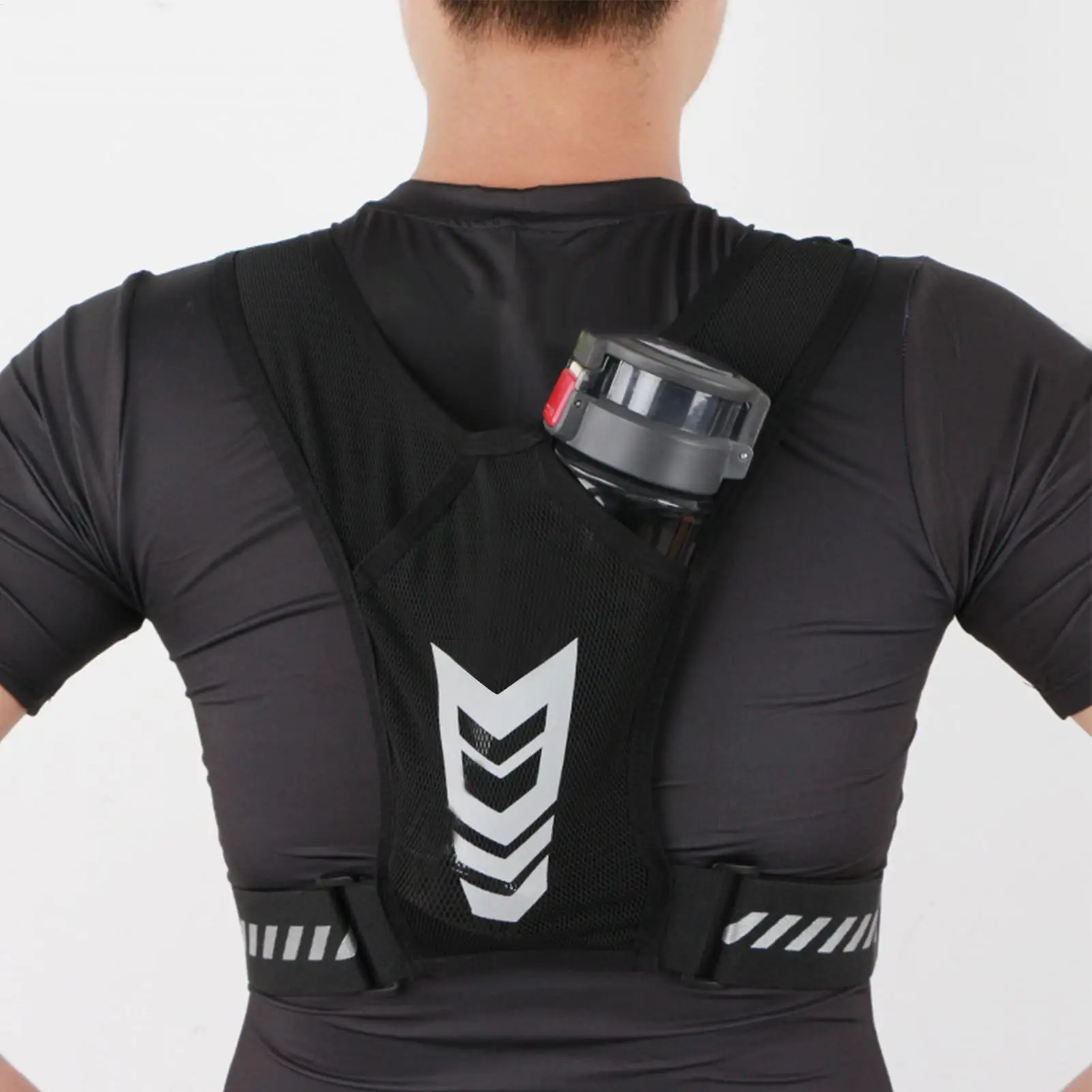 Running Vest Hiking Hydration Vest Phone Holder Chest Bag for Women Men Runners Hikers Campers Fishermen Motorcyclists Bikers