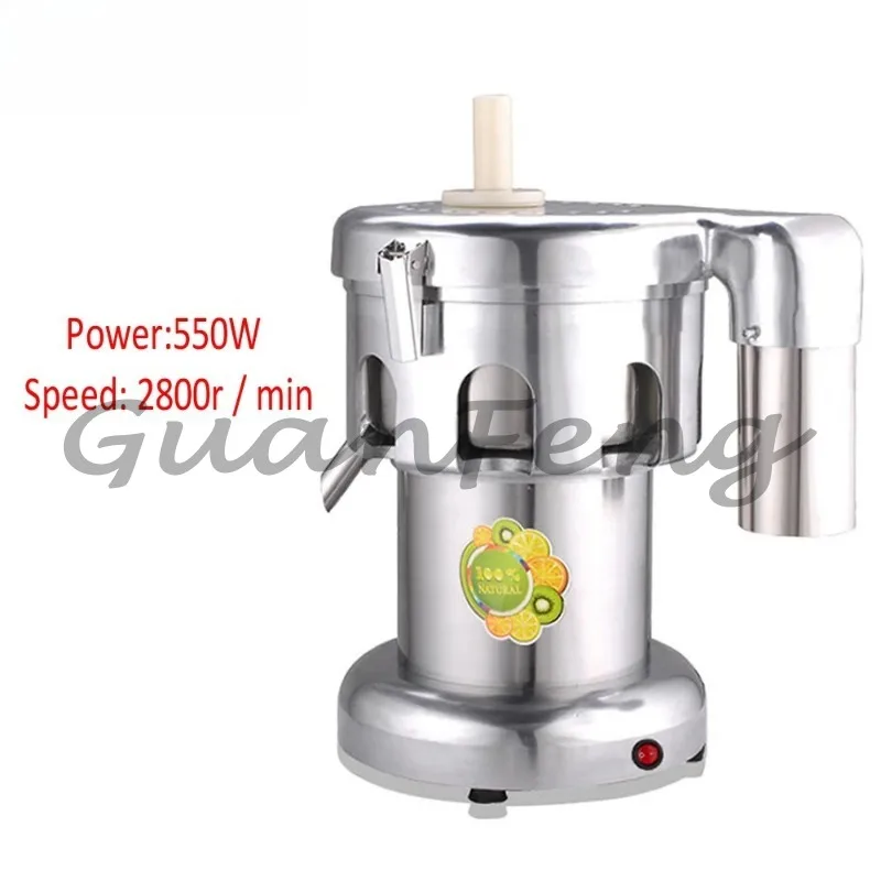 A2000 550W Commercial Electric Juice Extractor Stainless Steel Fruit Vegetable Squeezer Heavy‑Duty Juicer Machine