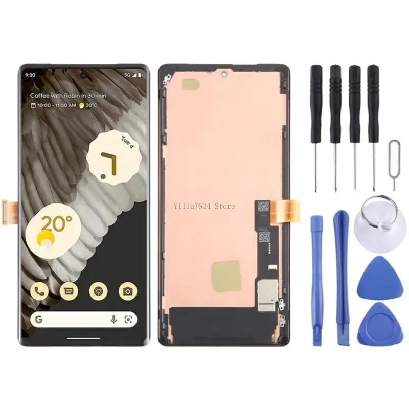 Fast Response Touch Display Panel With Protective Frame For Mobile Device Repair