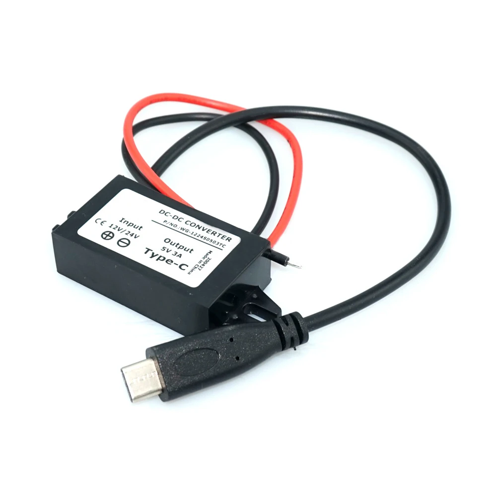 Converter WG 1224S0503TC High Performance 12V/24V to 5V DC DC Converter with Automatic Charging Identification System