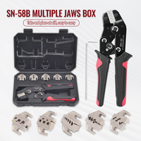 1 Set Boxed Professional Sn-58B Crimping Pliers SN-06WF/06 SN-03H SN-02C SN-2546B  Carbon Steel For 0.25-1.5Mm² Awg23-16