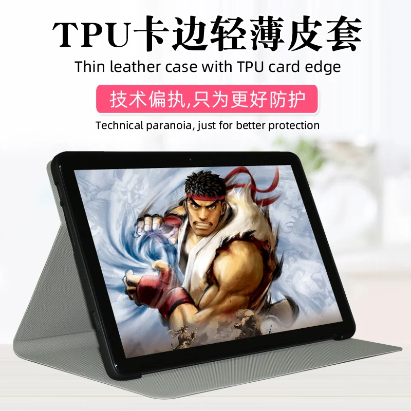 Case for Jumper EZPad M10SE,Pu Leather Protective Case Cover for EZPad JPG08 10.1 Inch Tablet PC + Stylus Pen