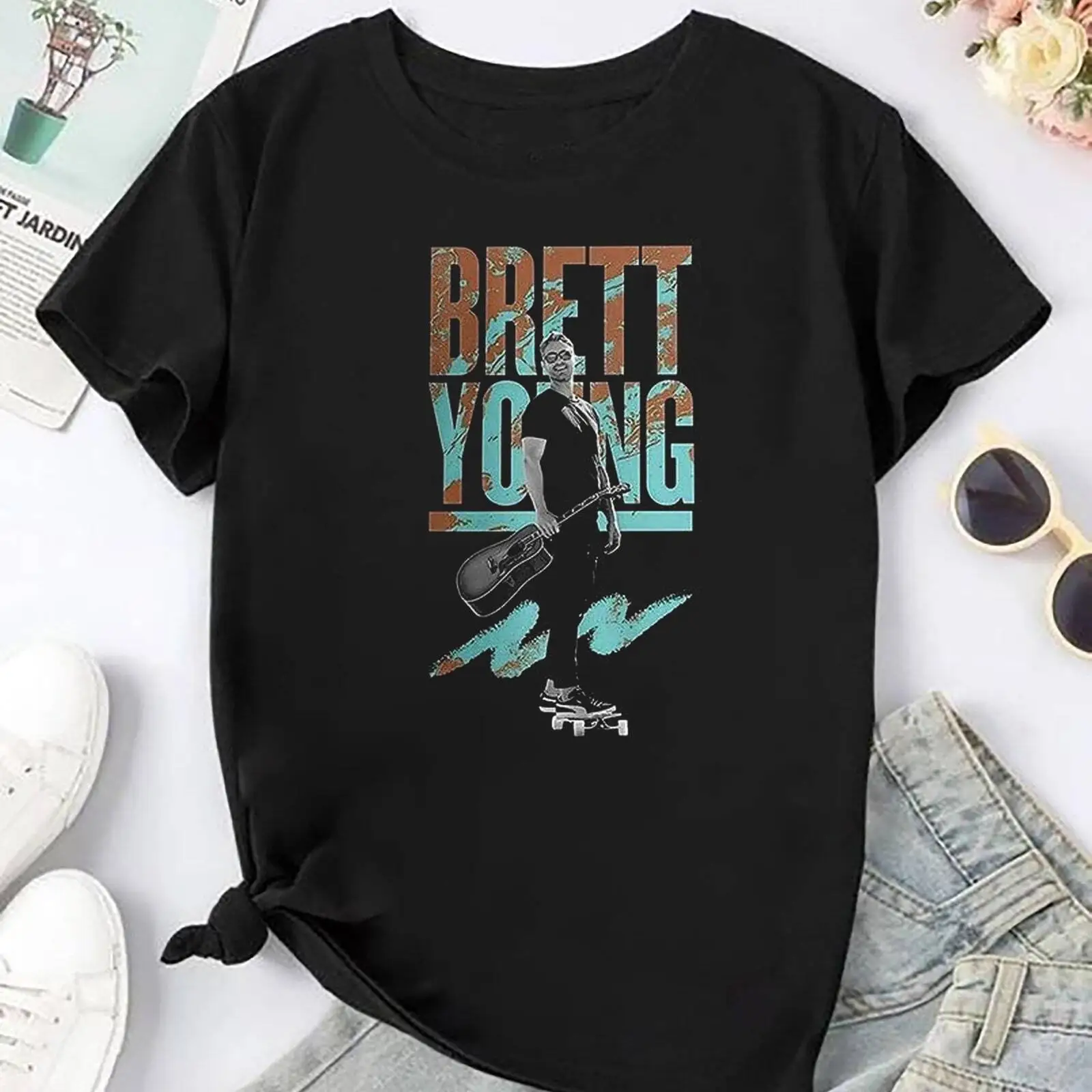 Brett Young 90s Vintage T-Shirt, Brett Young Fan Shirt, Country Music Brett Youn