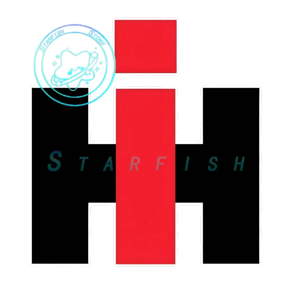 

IH Logo Stickers International Harvester PVC Material Car Truck Tractor Toolbox Waterproof Sunscreen Spray Coating Process