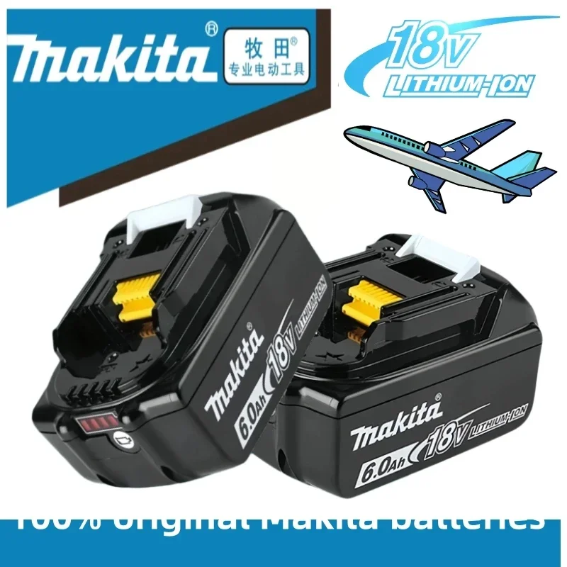 100% original for Makita 18v bettery, Replaceable LED Lithium-ion,Power Tool Battery, makita 18 v bettery LXT BL1860B BL1860