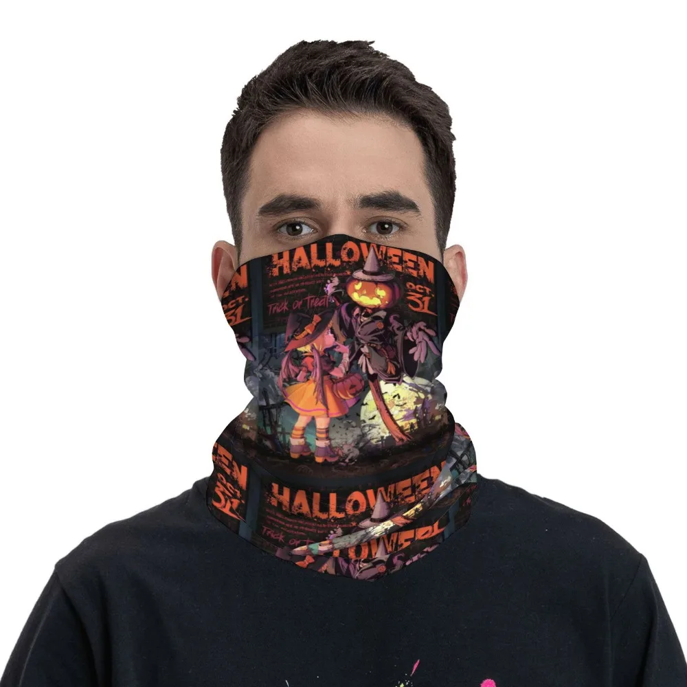 

Custom Halloween Neck Gaiter - Unisex! UV - protected, soft & windproof. Ideal for hiking, biking, running. Personalize it!