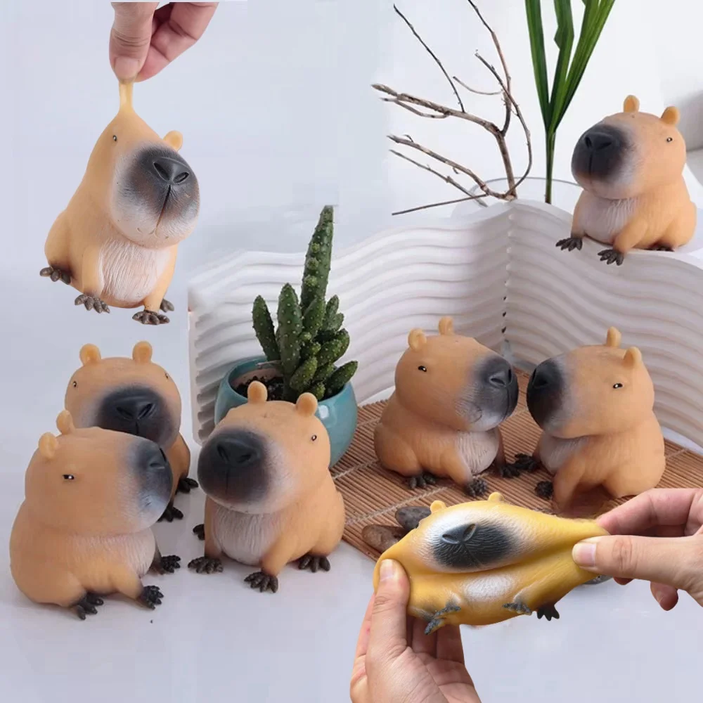 لطيف الخنازير تخفيض الضغط ألعاب لينة الرطبة شبكة عصرية جديدة انتعاش سريع الضغط ألعاب حيوانات مضحكة إطلاق القلق #1