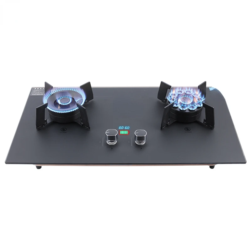 wholesale price tempered glass gas hob built in gas hob 2 burner