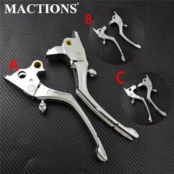 Motorcycle CNC Brake Clutch Lever Chrome For Harley Touring Electra Glide Standard Street Glide Road King 2008-2019