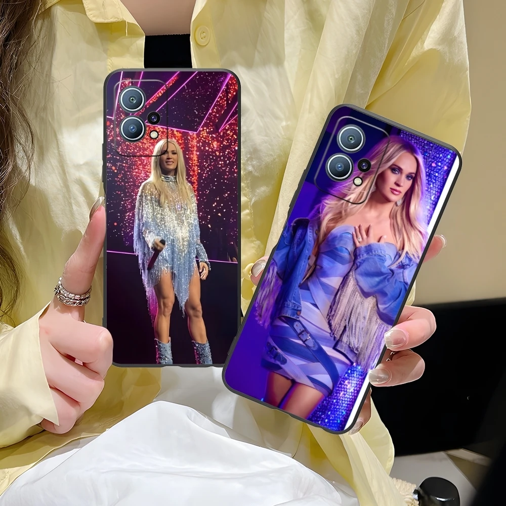 Carrie Underwood Mobile Cell Phone Case for Huawei P60 P50 P40 P30 P20 P10 P9 P8 Pro Lite Plus Black Soft Phone Cover Shell