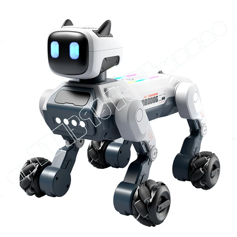 New intelligent machine people children's remote control toys voice dialogue interactive programming boy black technology