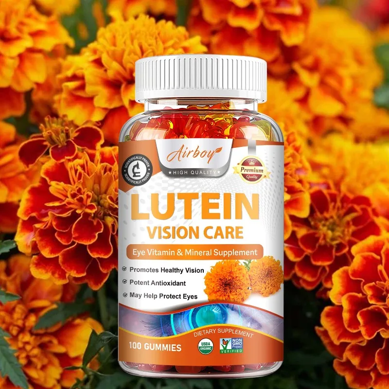 

Eye Care Lutein Gummies - Anti-oxidation, Maintain Eye Health, Supports Eye Strain Dryness, Yellow Spots and Vision Health