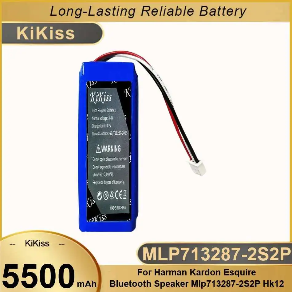 

Fast Charging Bluetooth Speaker Battery 5500Mah Reliable Power For Harman Kardon Esquire MLP713287-2S2P HK12