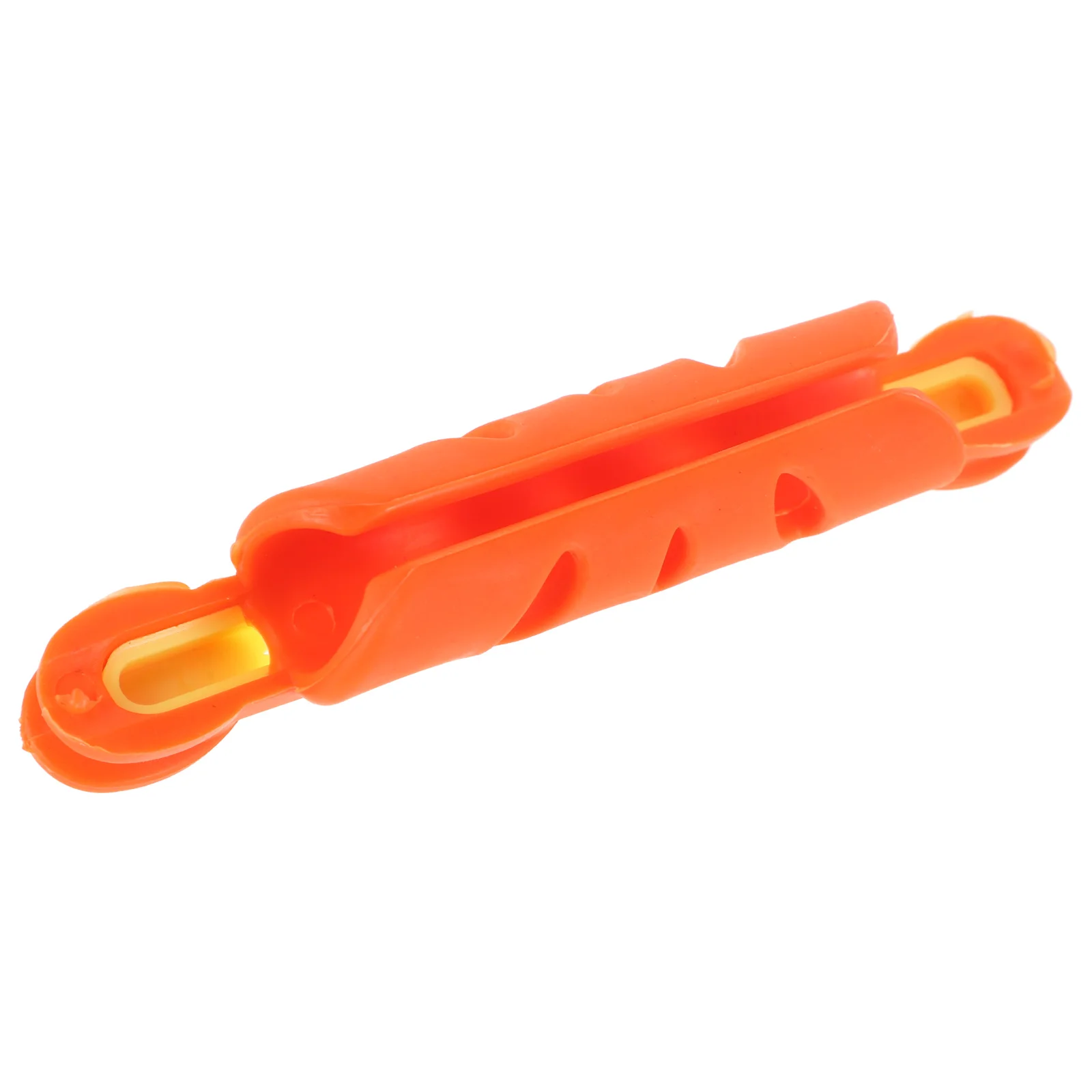 

1pcs Fishing Rod Winder Orange Rubber Gear Compact Spooler Hand Pole Line Holder Durable Plastic Fishing Tool Accessories