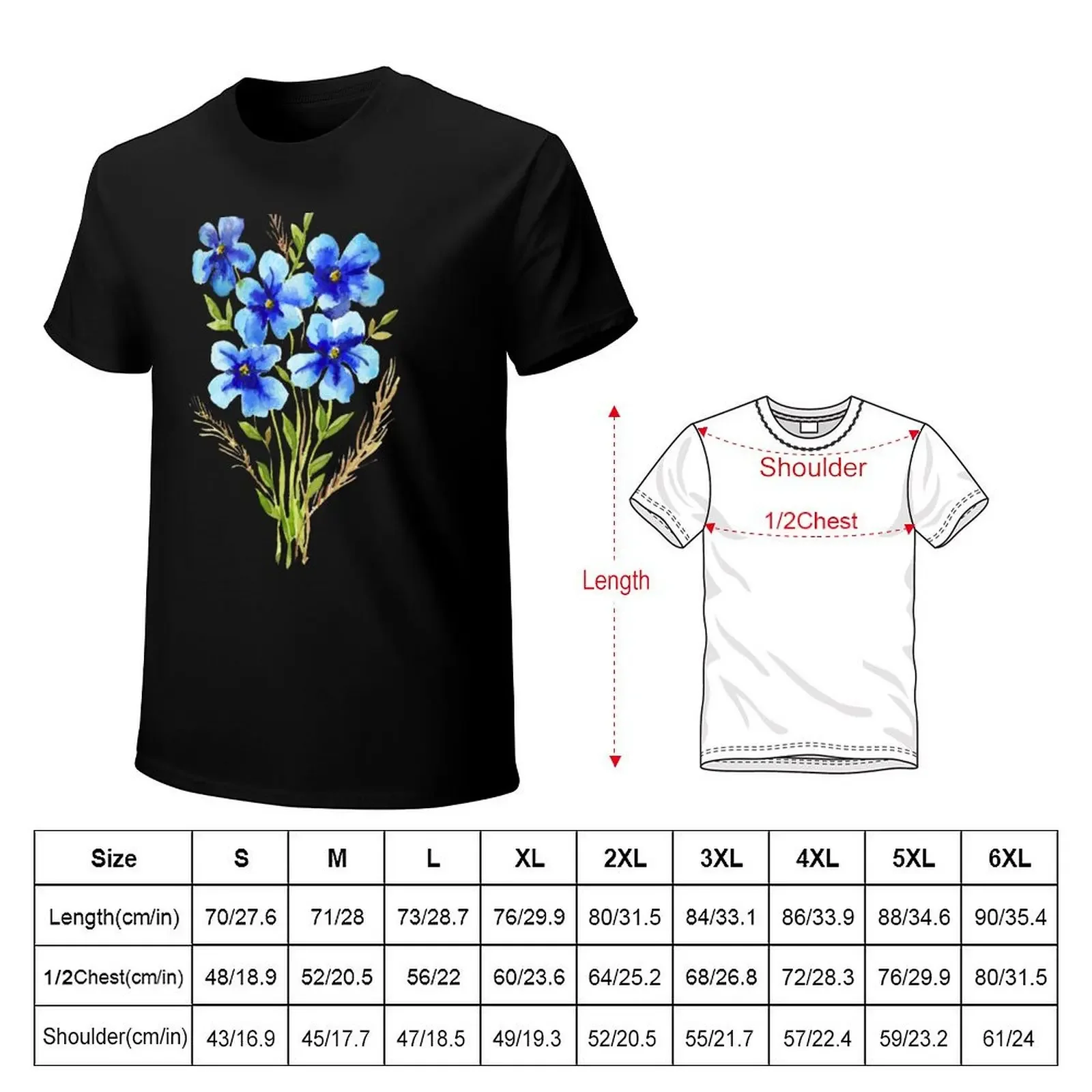 Forget-me-not T-Shirt baggy shirts custom shirt graphics Men's t shirts