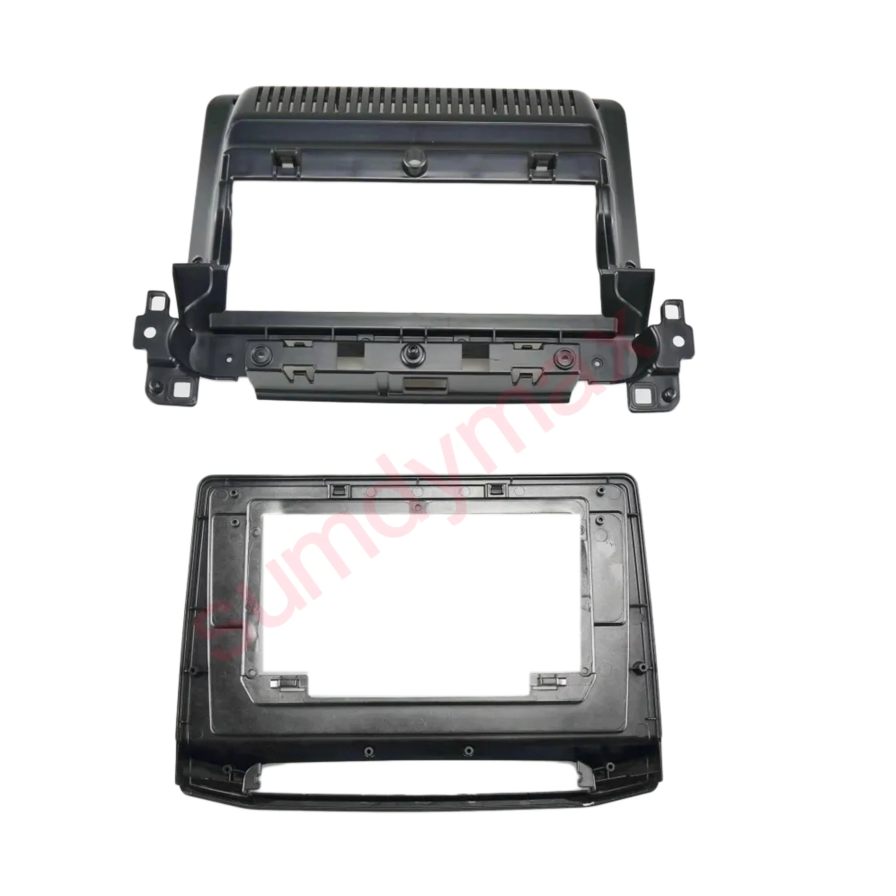 2 Din 10.1 Inch Car Radio Plastic Fascia Panel Frame for Jeep Compass 2021 2022 2023 Installation GPS Mp5 Dash Mount Kit