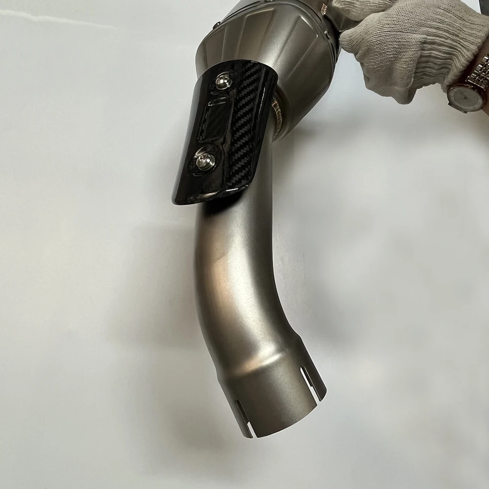 51 مللي متر دراجة نارية العادم منتصف وصلة الأنابيب ربط الخمار ل KTM DUKE 250 390 RC390 KTM250 KTM390 مغامرة ADV 2020 2021 2022 2023