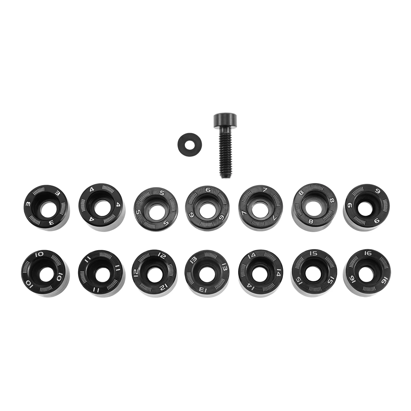 1 قطعة وزن الجولف الأسود مناسب لـ 2025 Taylormade QI35، QI35 LS، QI35 Max Driver 3g-16g أدوات ممارسة تدريب الجولف لنادي الجولف #5