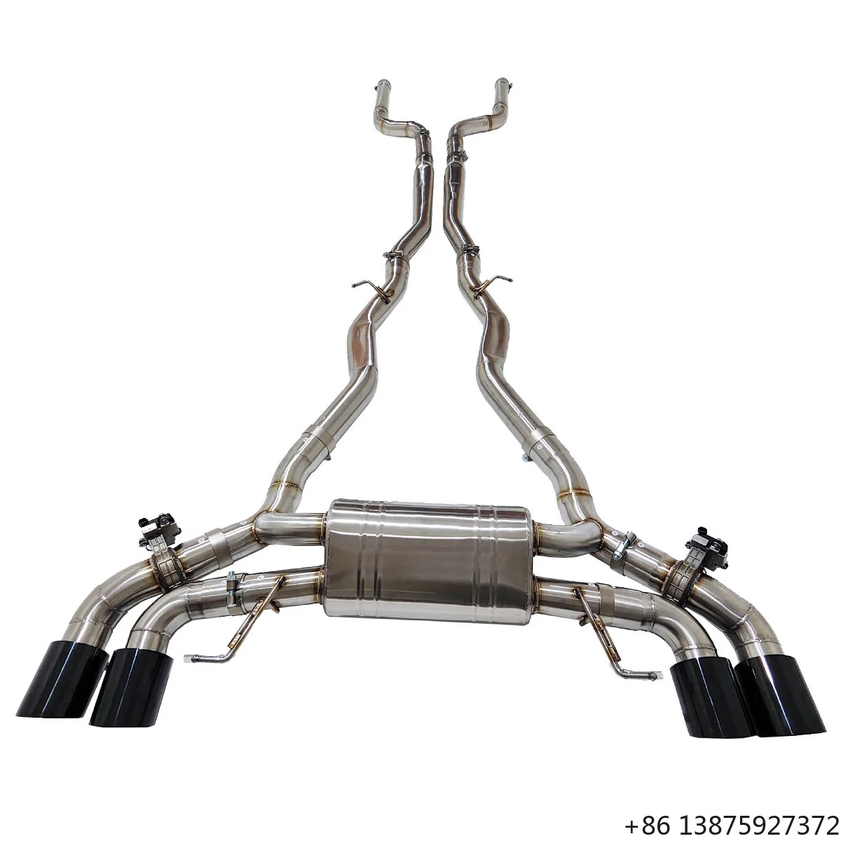 

Ecnal for F93 M8 4.4T Titanium Sports Valved Exhaust Muffler System