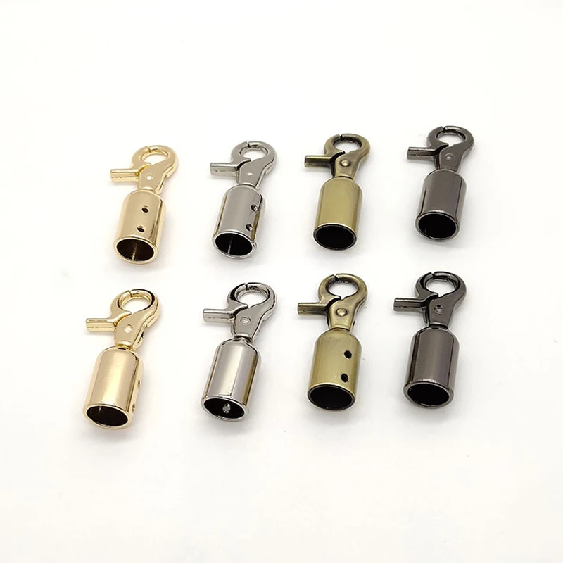 Bag Straps Connector Hanger Metal Buckles For Bags Tassel Cap Clasp Handbag Strap Stopper Cord Hook Handbag Hardware Accessories