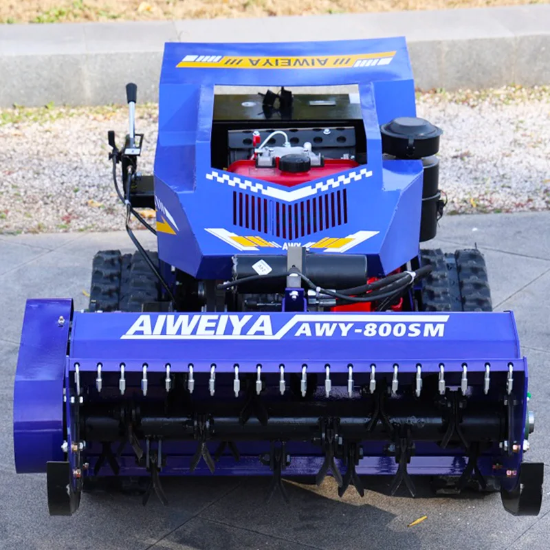 

Customized AWY-800sm Remote Control flail Mower for Commercial Usage Walking Speed 3-5km/h Remote control for high