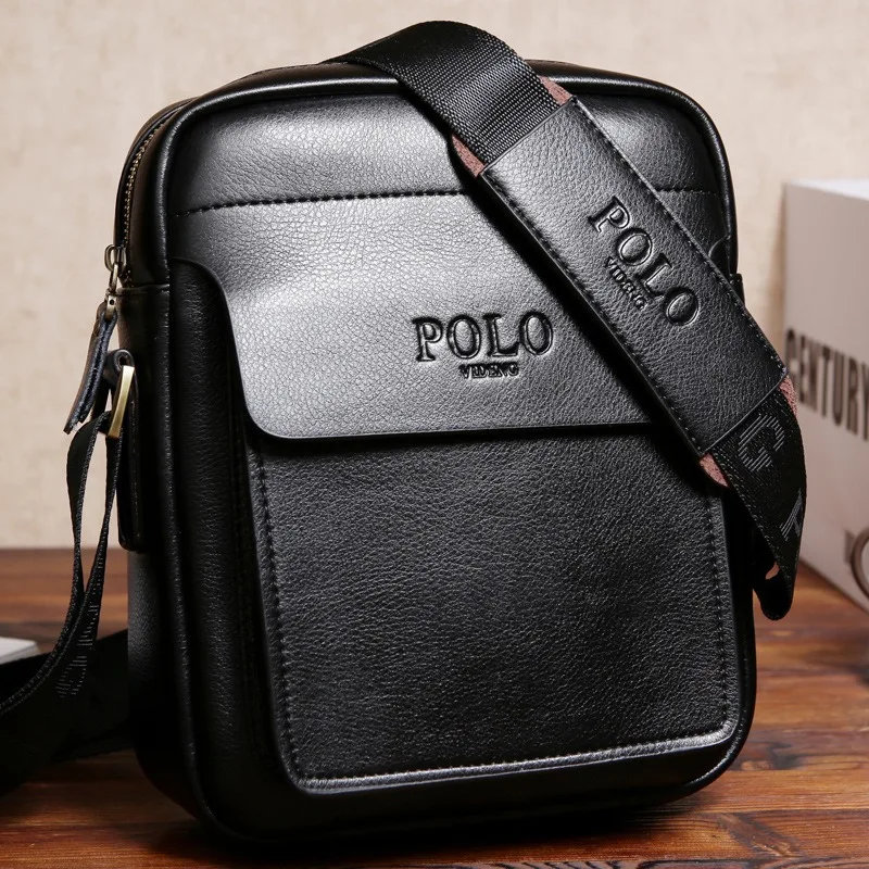 Retro Shoulder Casual Business Crossbody Bag Vertical Men's Bag Business Briefcase For 8in Pad  24X28X6.5CM