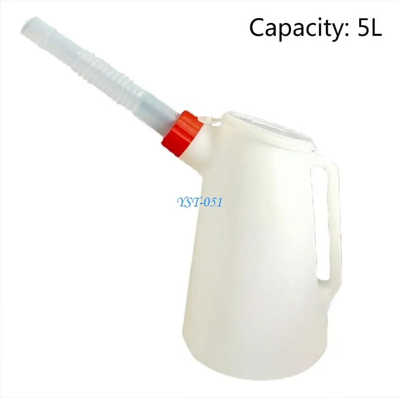 E15A 5L Oil Jug Oil Can Oil Dispenser Replacement Refillable Dispenser Bottle Oil Measuring Jug Automotive Oil Dispenser