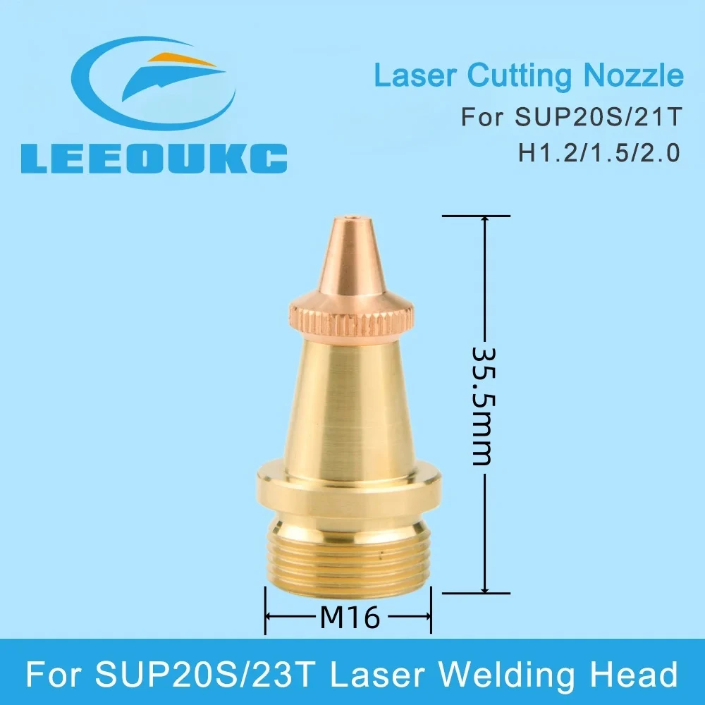 LEEOUKC 10Pcs/Lot Fiber Laser Welding Head Nozzles For SUP20S Laser Hand-held Welding Machine