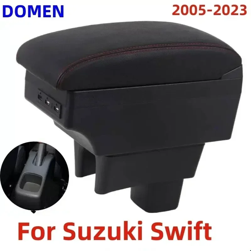 

New luxury For Suzuki Swift Armrest Box For Suzuki Swift 2005-2023 Car Armrest Car Accessories Interior details Retrofit parts