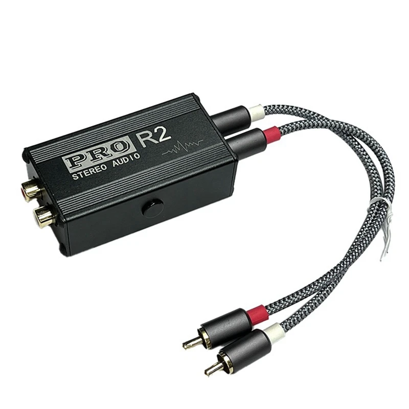 Ground Loop Audio Isolator Audio Noise Filter RCA Noise Suppressor Isolator Audio Signal Noise Reducer For PC