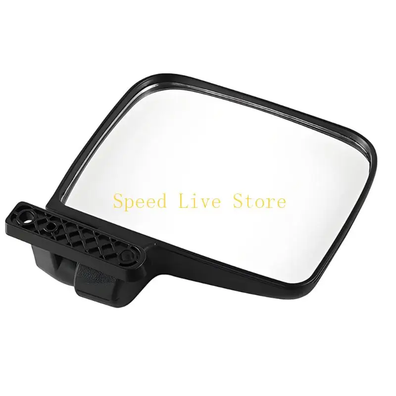 547C Anti Glares Wide Rearview Mirror Reverse Mirror For Golf Carts With Shatterproof Glass And ABS Construction