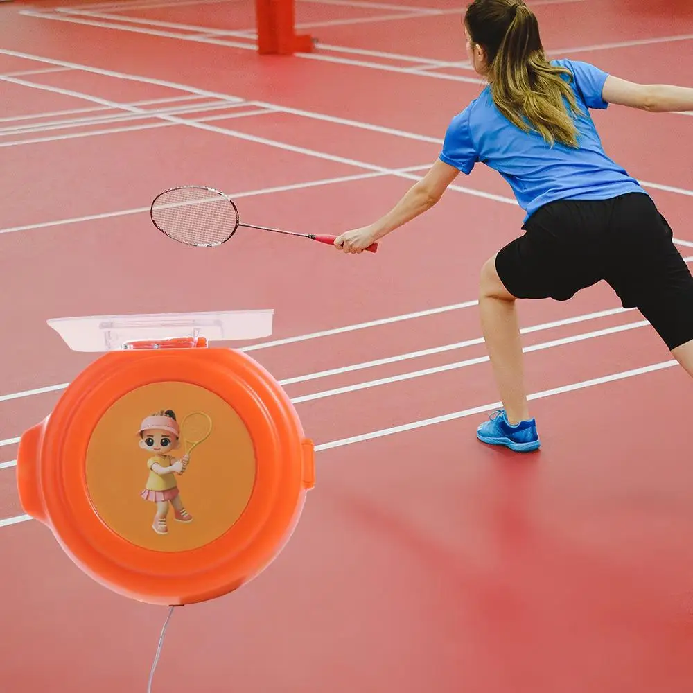 Entraîneur de pratique de badminton, rebond de rotation, stockage d'auto-entraînement, collant de battement, 1 ensemble