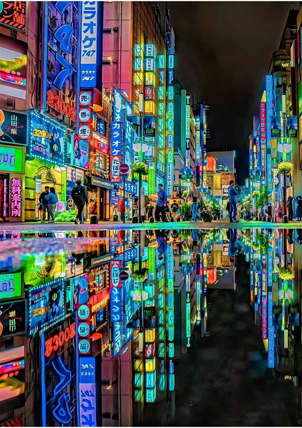 Tokyo Japan Beautiful City LED Light Painting Photo Frame Led