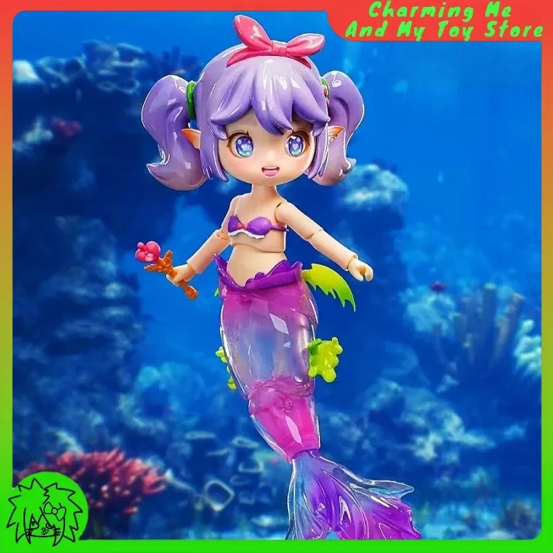 

В наличии подлинная шарнирная кукла Bjd с островом Русалки, слепая коробка, милая игрушка-русалка, украшение, идеальный подарок на день рождения