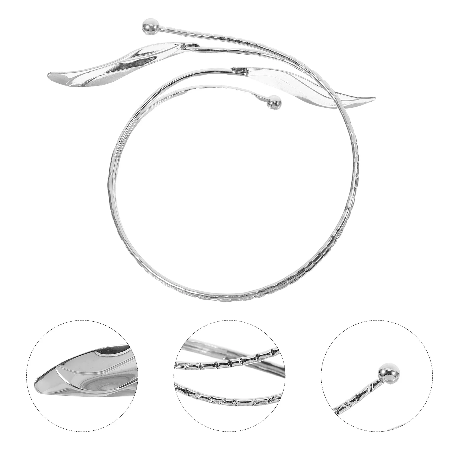 

Arm Ring Bracelet Minimalist Punk Open Cuff Bangle Adjustable Metal Wrist Jewelry Men Fashion Bracelets Cuff Bracelets For