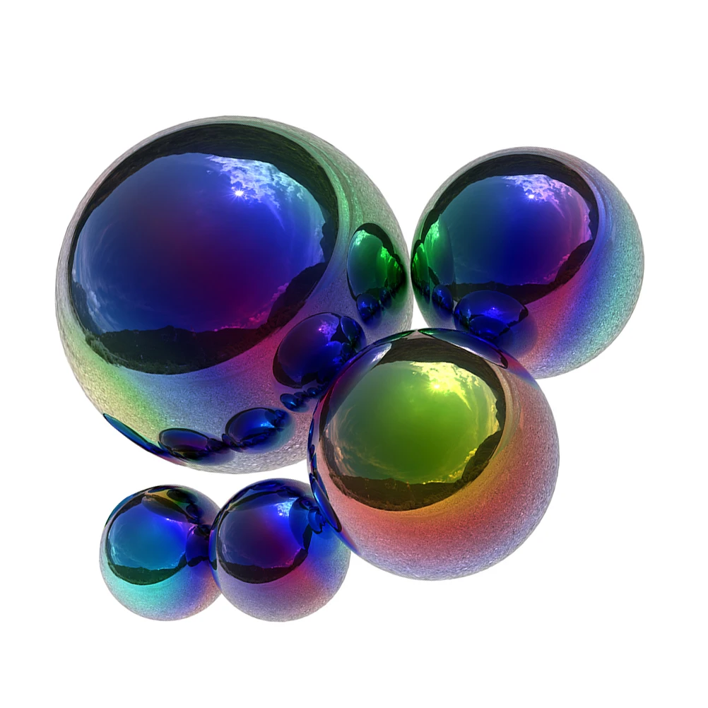 

5 Pcs Hardware Accessories Garden Stainless Steel Ball Gazing Balls for outside