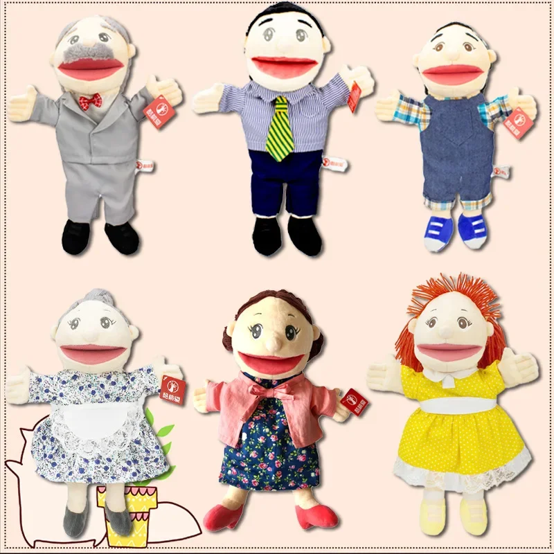 Stuffed Animals Plush Plush Toys for Family Role-playing Full Body Puppetry Ventriloquist Storytelling Brithday Souvenir for Kid